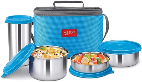 lunch box stainless steel milton|milton lunch box with bag.